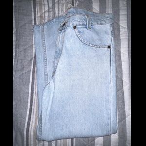 Vintage orange tan 550 Levi’s